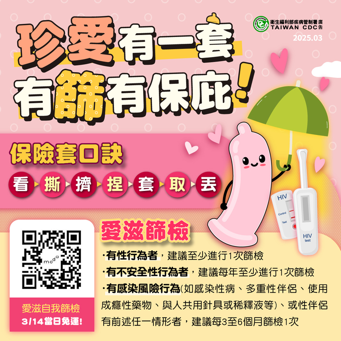 新春巧遇情人節，籲請民眾落實安全防護及主動篩檢、風險族群儘早完成2劑M痘疫苗接種圖片