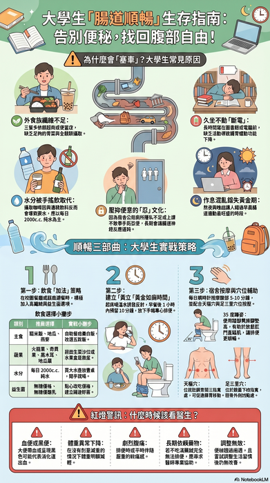 💩 「腸道順暢」生存指南圖片